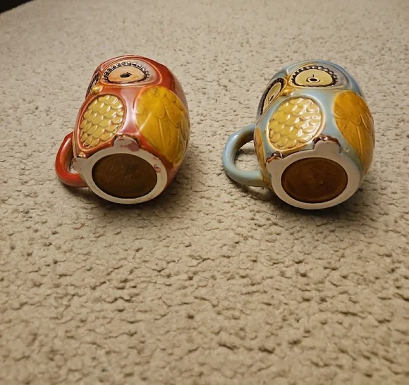 Owl Coffee Mugs | Two Ceramic Mugs - Picture 6 of 6
